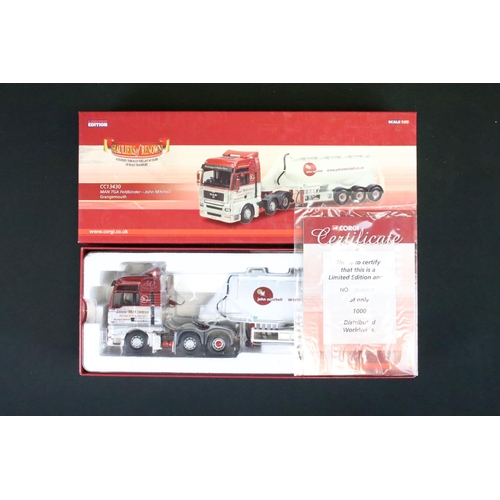 1053 - Three boxed ltd edn 1/50 Corgi Hauliers of Renown diecast models to include CC14108 Ken Malinson, CC... 