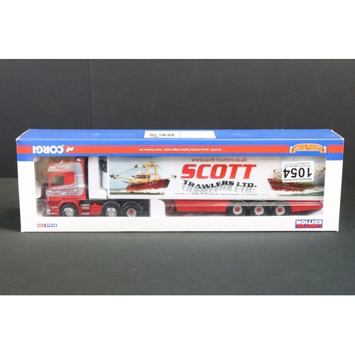 1054 - Three boxed ltd edn 1/50 Corgi Hauliers of Renown diecast models to include CC13705 Scott Trawlers, ... 