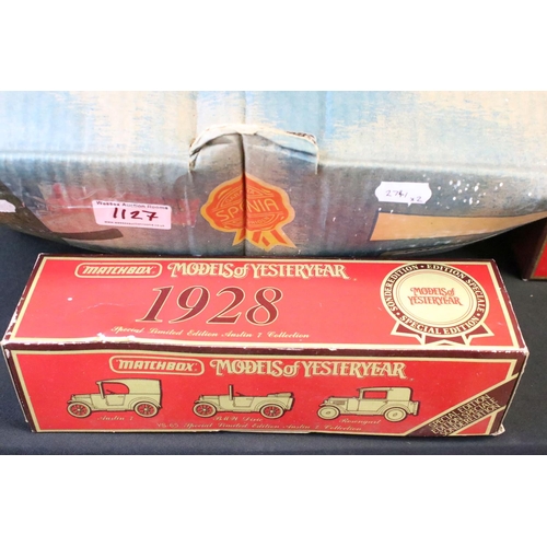 1127 - 33 Boxed Matchbox Models of Yesteryear diecast models to include seven special edition examples. Die... 