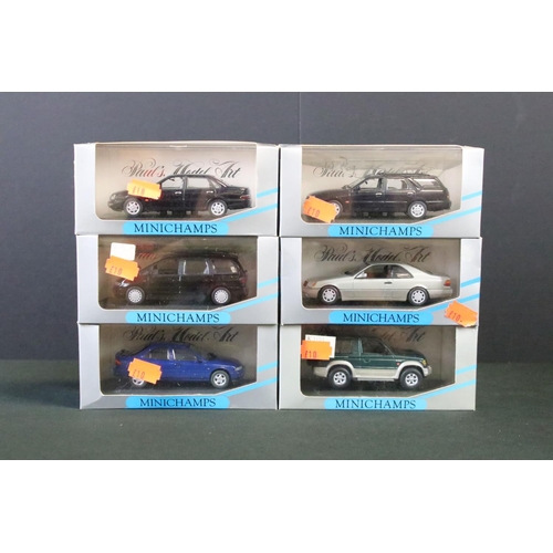 1134 - 12 Cased Paul's Model Art Minichamps diecast models to include 11 x 1:43 scale (430 030110 Mercedes ... 