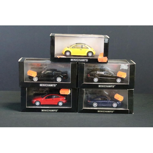 1134 - 12 Cased Paul's Model Art Minichamps diecast models to include 11 x 1:43 scale (430 030110 Mercedes ... 