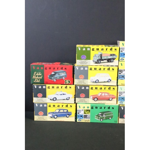 1136 - 23 Boxed Vanguards diecast models to include 21 x 1:43 and 2 x 1:64 scale, featuring VA4000, VA45000... 