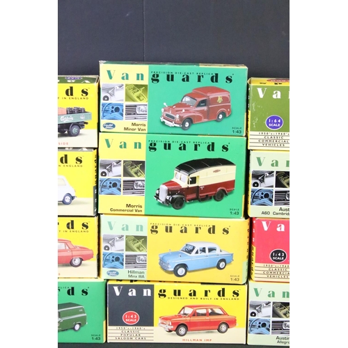 1136 - 23 Boxed Vanguards diecast models to include 21 x 1:43 and 2 x 1:64 scale, featuring VA4000, VA45000... 