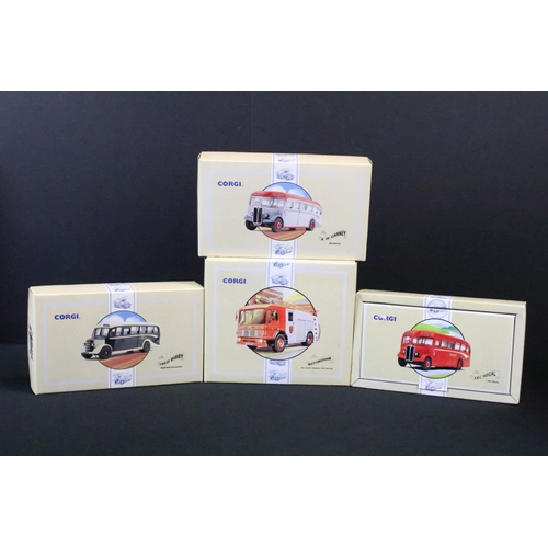 1137 - 9 Boxed Corgi diecast models to include 3 x Corgi Classics models (97334 Atkinson 8 wheel rigid with... 