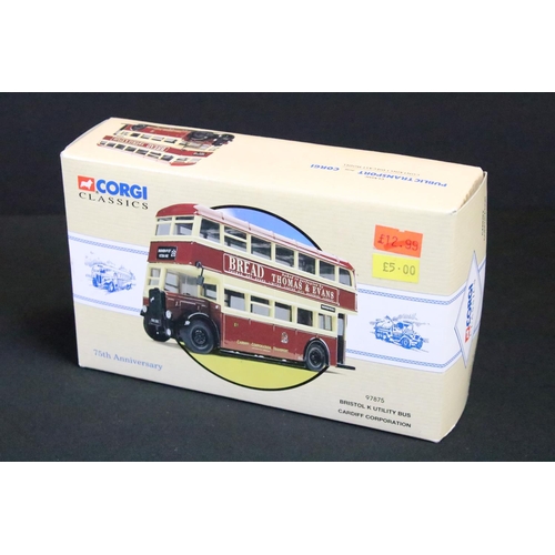 1137 - 9 Boxed Corgi diecast models to include 3 x Corgi Classics models (97334 Atkinson 8 wheel rigid with... 