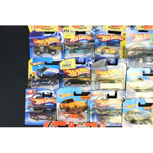 1139 - 34 Carded diecast models, to include 21 x Hot Wheels, 7 x Matchbox Originals, 5 x Matchbox & 1 Adven... 