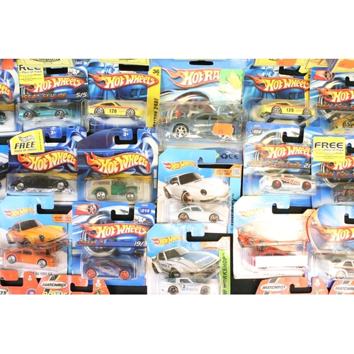 1139 - 34 Carded diecast models, to include 21 x Hot Wheels, 7 x Matchbox Originals, 5 x Matchbox & 1 Adven... 