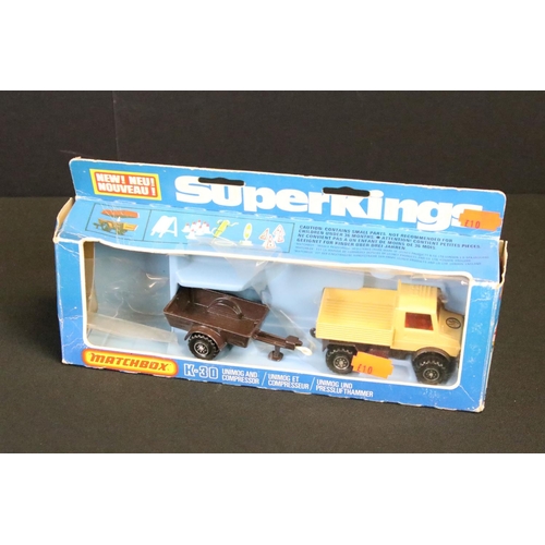 1141 - 13 Boxed Matchbox diecast models, to include 8 x Superkings (K-70 Porsche Turbo, K-25 Berlin Bus, K-... 