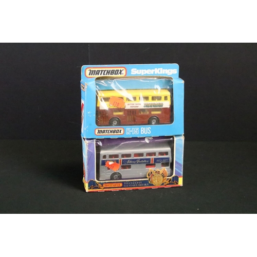 1141 - 13 Boxed Matchbox diecast models, to include 8 x Superkings (K-70 Porsche Turbo, K-25 Berlin Bus, K-... 