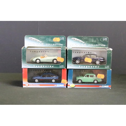 1146 - 15 Boxed / cased Vanguards diecast models, mostly 1:43 scale, to include VA6007, VA07603, VA00317, V... 