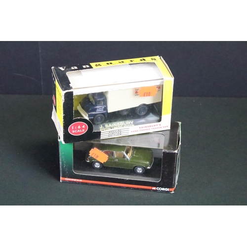 1146 - 15 Boxed / cased Vanguards diecast models, mostly 1:43 scale, to include VA6007, VA07603, VA00317, V... 