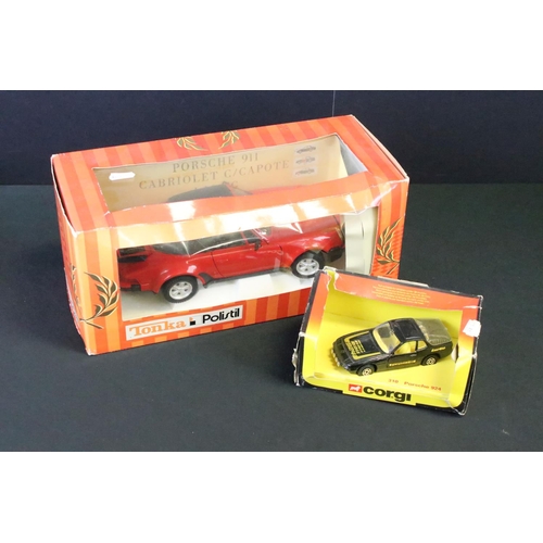 1151 - Ten boxed Porsche diecast models to include Tonka Polistil Porsche 911 Cabriolet C/Capote 1:16 TG (b... 