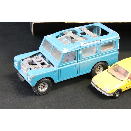 1157 - Over 45 play worn diecast models to include Matchbox, Corgi, Britains and Burago examples, featuring... 