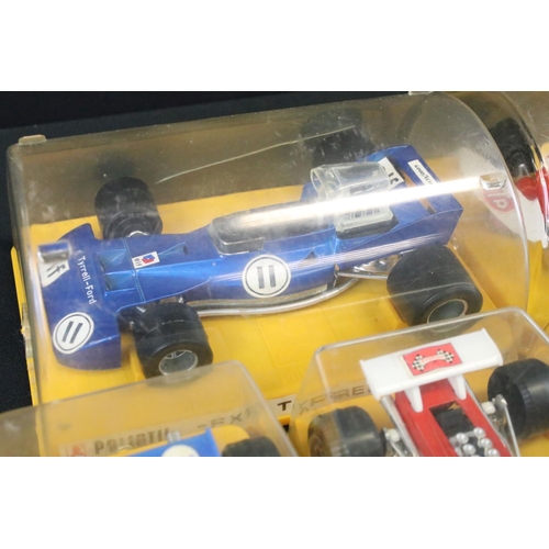 1162 - 13 Cased Polistil / Politoys Formula 1 diecast models to include FX3 Lotus J.P.S., FX4 B.R.M. Marlbo... 