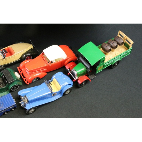 1163 - Around 50 mid 20th C onwards play worn diecast models to include Dinky, Corgi, Tonka, Matchbox and S... 