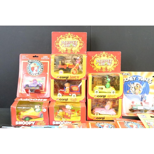 1176 - 23 Carded/boxed TV related diecast models to include 4 x Corgi Muppet Show, 3 x Matchbox Looney Tune... 