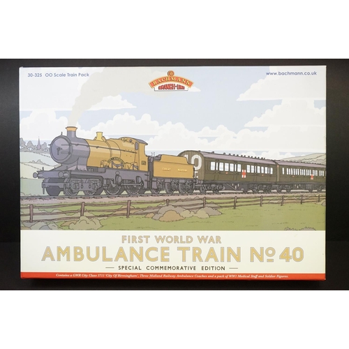 1 - Boxed Bachmann OO gauge Special Commemorative Edition 30325 First World War Ambulance Train No 40 se... 