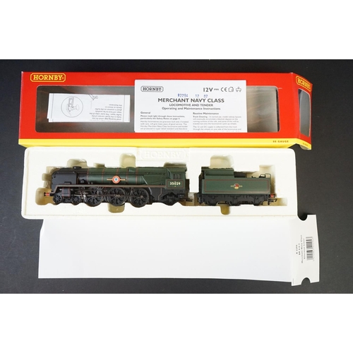 11 - Boxed Hornby OO gauge NRM National Railway Museum R2294 BR 4-6-2 Merchant Navy Class Ellerman Lines ... 