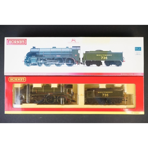 20 - Two boxed Hornby OO gauge locomotives to include R2585 BR 4-6-2 Rebuilt West Country Class 34045 Ott... 