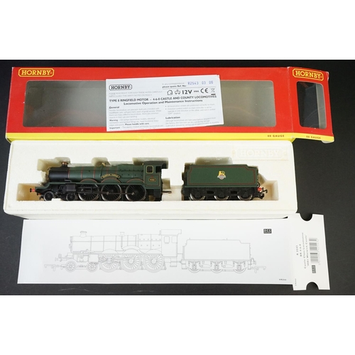 27 - Three boxed Hornby OO gauge R2232 GWR 4-6-0 Castle Class Locomotive 4097 Kenilworth Castle, R2543 BR... 