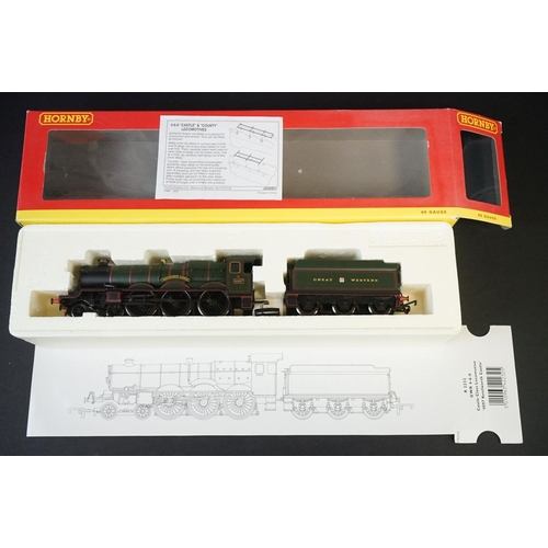 27 - Three boxed Hornby OO gauge R2232 GWR 4-6-0 Castle Class Locomotive 4097 Kenilworth Castle, R2543 BR... 