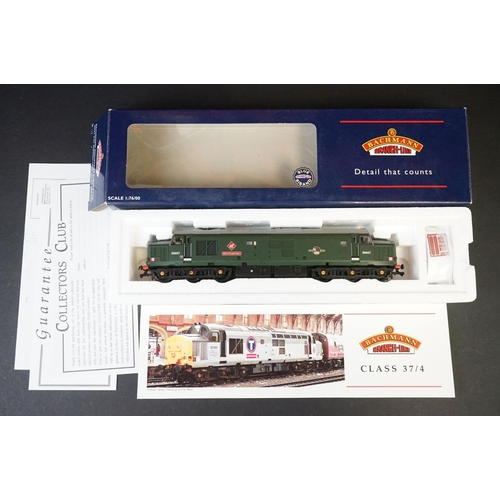 28 - Four boxed Bachmann OO gauge locomotives to include 32003 4936 Kinlet Hall Great Western with crest ... 