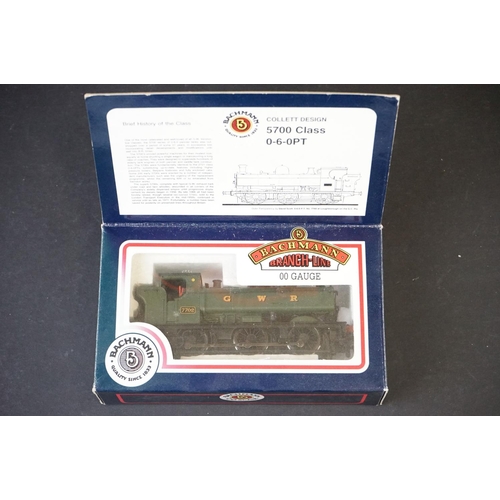 29 - Five boxed Bachmann OO gauge locomotives to include 31901A 57XX 8700 GWR Shirtbutton, 31900A 57XX 77... 