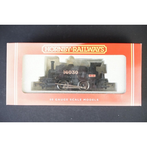 33 - Eight boxed Hornby OO gauge locomotives to include R300 LMS locomotive Class 0F 0-4-0ST, R782 BR 0-4... 