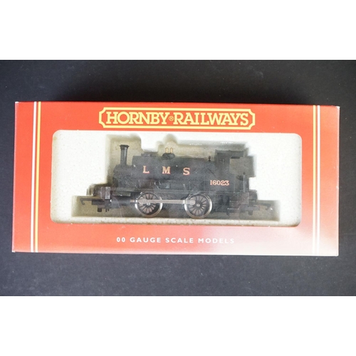 33 - Eight boxed Hornby OO gauge locomotives to include R300 LMS locomotive Class 0F 0-4-0ST, R782 BR 0-4... 