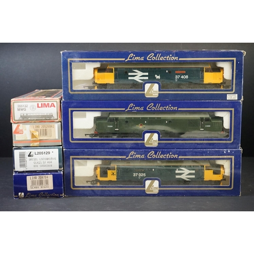 34 - Seven boxed Lima OO gauge locomotives to include 5 x Lima Collection (L205129, 204784, L204644, 2048... 