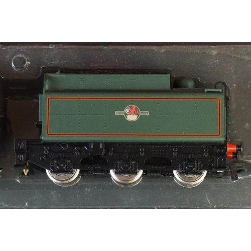 35 - Four boxed Hornby OO gauge locomotives to include R329 BR 4-6-2 Loco William Shakespeare, R392 GWR C... 