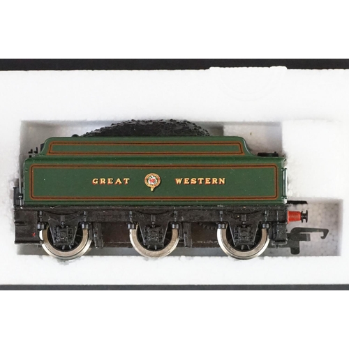 35 - Four boxed Hornby OO gauge locomotives to include R329 BR 4-6-2 Loco William Shakespeare, R392 GWR C... 