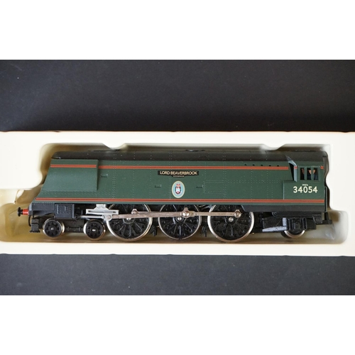 35 - Four boxed Hornby OO gauge locomotives to include R329 BR 4-6-2 Loco William Shakespeare, R392 GWR C... 