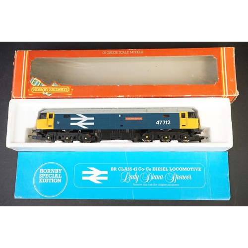 36 - 12 Boxed Hornby OO gauge locomotives to include R830 Saint David, Lord of the Isles, Kneller Hall, R... 