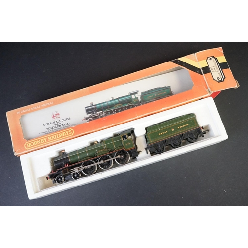 36 - 12 Boxed Hornby OO gauge locomotives to include R830 Saint David, Lord of the Isles, Kneller Hall, R... 