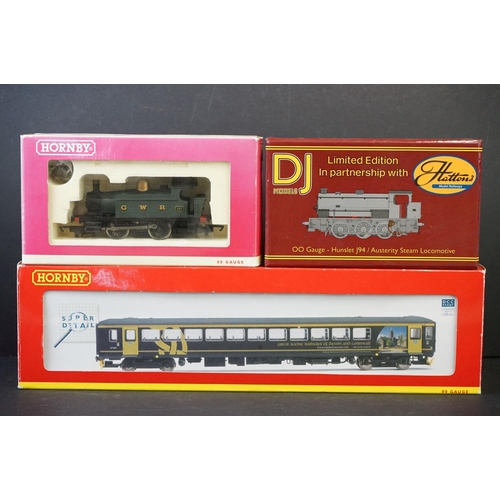 38 - Two boxed Hornby OO gauge locomotives to include Super Detail R2866 Wessex Trains Class 153 DMU 1533... 