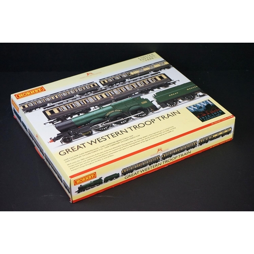 4 - Boxed Hornby OO gauge R3219 Great Western Troop Train Pack, complete