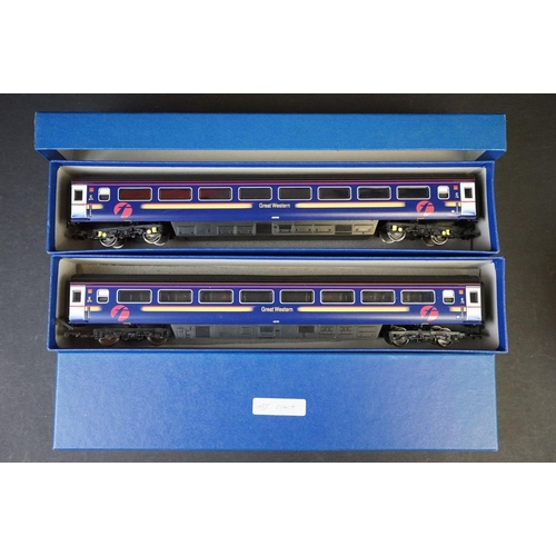 40 - Hornby OO gauge First 43042 2 x locomotive and 2 x coach set plus a OO Works Pullman Observation Car... 