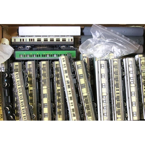 66 - 42 OO gauge items of rolling stock to include custom, Hornby, Bachmann, Triang examples