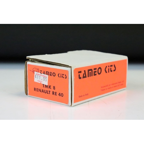 1002 - 13 Boxed Tameo 1/43 metal racing car kits to include TMK21, 23, 24, 20, 10, 9, 25, 11, 12, 7, 8, 19 ... 