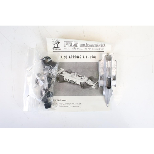 1003 - 11 Boxed FDS 1/43 metal racing car kits to include N105 Osella FA 1B 1981, N103 Theodore TY01 1981, ... 