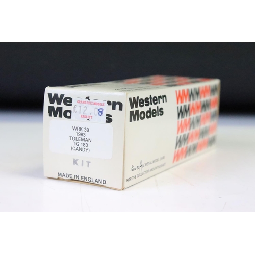 1005 - Nine boxed Western Models 1/43 metal kits to include WRK18, WRK10, WRK28, WRK22, WRK39, WRK41, WRK33... 