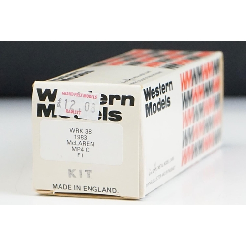 1013 - Nine boxed Western Models 1/43 metal kits to include WRK35, WRK38, WRK30, WRK36, WRK32, WRK34, WRK14... 