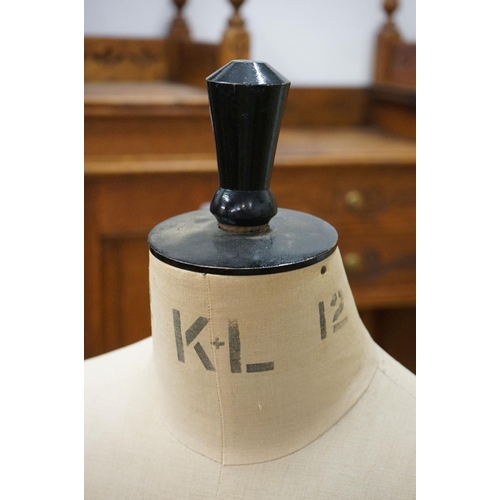 564 - Early 20th century ' Kennett & Lindsell Ltd ' Female Torso Dress Maker's Dummy or Mannequin, size 12... 
