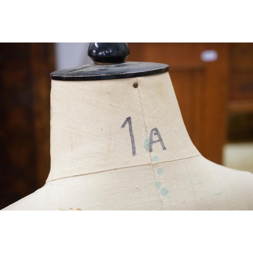 564 - Early 20th century ' Kennett & Lindsell Ltd ' Female Torso Dress Maker's Dummy or Mannequin, size 12... 