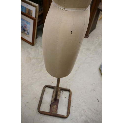 564 - Early 20th century ' Kennett & Lindsell Ltd ' Female Torso Dress Maker's Dummy or Mannequin, size 12... 