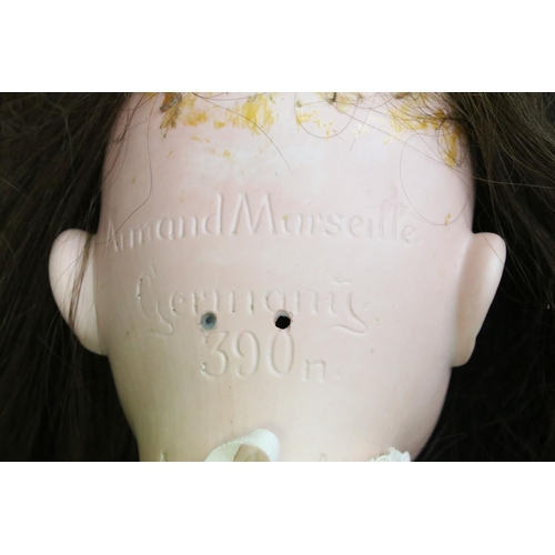 451 - Armand Marseille Bisque Head Doll, the back of head with impressed marks Made in Germany, 390. A. 11... 