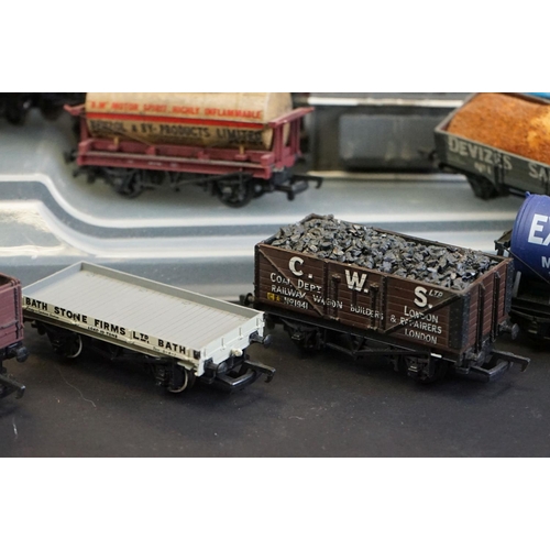 100 - Around 65 OO gauge items of rolling stock to include ltd edn, and custom examples, Bachmann, Mainlin... 