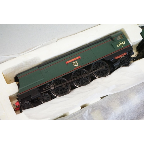 105 - Boxed Hornby OO gauge R2817 Devon Belle Train Pack, complete with Wadebridge locomotive, showing som... 