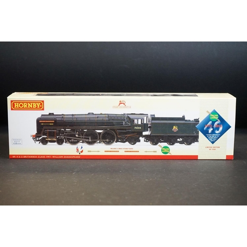 111 - Boxed ltd edn Hornby OO gauge R3096 BR 4-6-2 Britannia Class 7MT William Shakespeare locomotive, wit... 